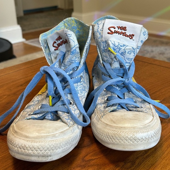 Converse Chuck Taylor The Simpsons Bart High Top 2013 Men’s 6 Women’s 8 Rare - Picture 9 of 10
